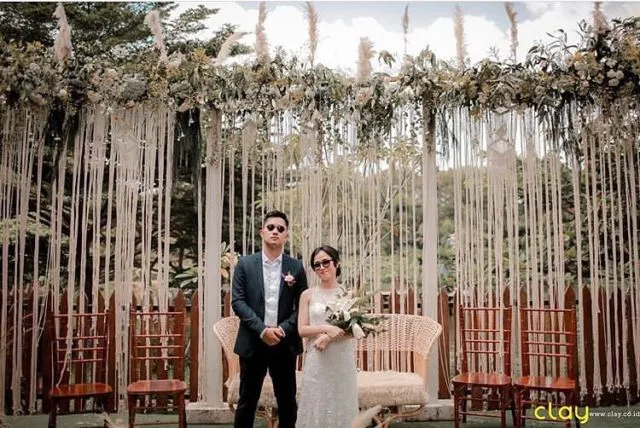 10 Ide Dekorasi Pernikahan Tema Bohemian Pakai Macrame 13