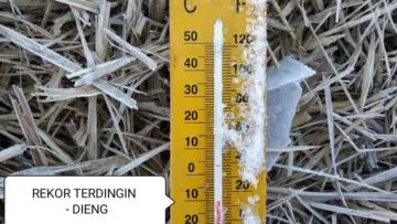 Dieng Menyentuh Rekor Terdingin, Suhu Pagi Ini -10,5 Derajat Celcius. Serasa Musim Dingin di Eropa!