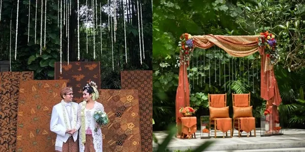 10 Dekorasi Pernikahan Memanfaatkan Kain Tradisional