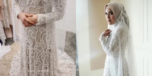 10 Ide Busana Pernikahan Bernuansa Monokromatik 14
