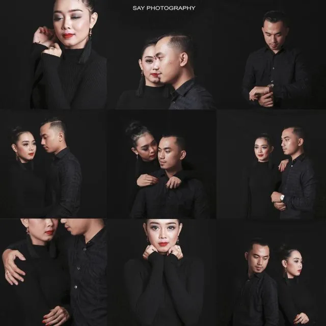 10 Ide Pre-wedding Unik Terinspirasi dari Pas Foto 20