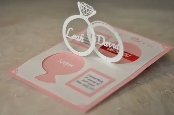 10 Ide Undangan Nikah Pop Up yang Bagus 12