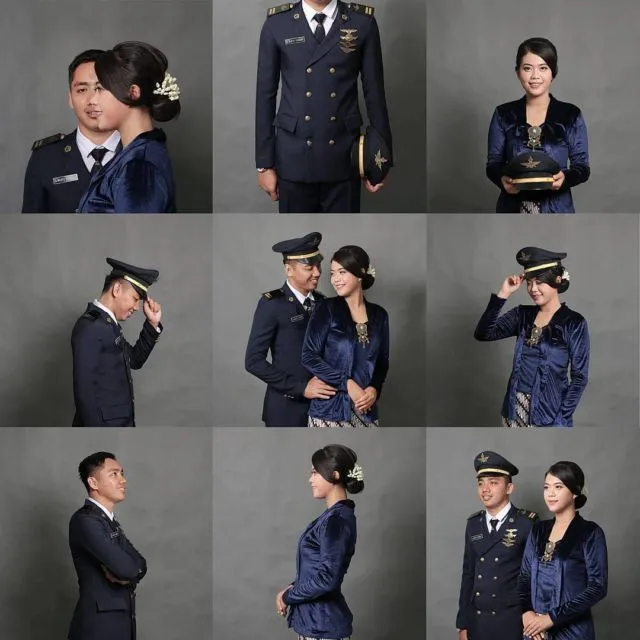 10 Ide Pre-wedding Unik Terinspirasi dari Pas Foto 18