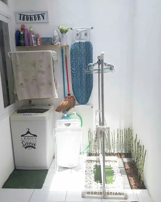 10 Ide Penataan Tempat Cuci Baju di Belakang Rumah. Sempit tapi Berguna 11 ruang laundry belakang rumah