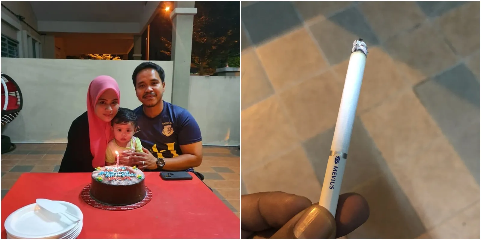 Pria ini Tuai Pujian dari Warganet Setelah Putuskan Berhenti Merokok sebagai Kado Ultah buat Anaknya