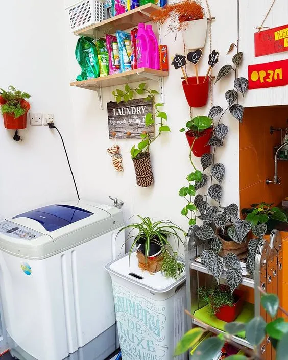 10 Ide Penataan Tempat Cuci Baju di Belakang Rumah. Sempit tapi Berguna 15 tempat cuci baju sederhana