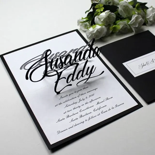 10 Ide Undangan Nikah Pop Up yang Bagus 18