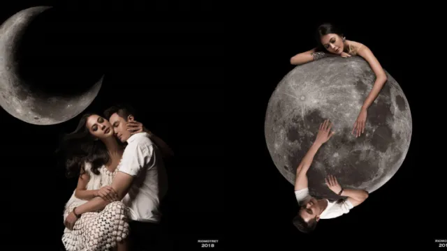 16+ Ide Pre-wedding Malam Hari di Bawah Taburan Bintang dan Sorot Lampu. Romantis! 32