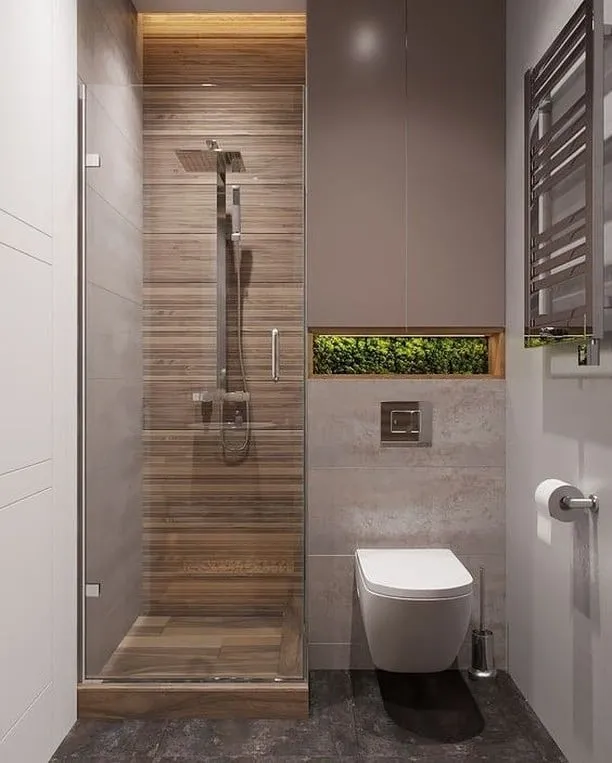 11 Desain Kamar Mandi Ukuran 2x1 Minimalis & Terlihat Luas 16