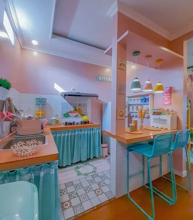 10 Desain Dapur Mini Bar Cantik Modern 17