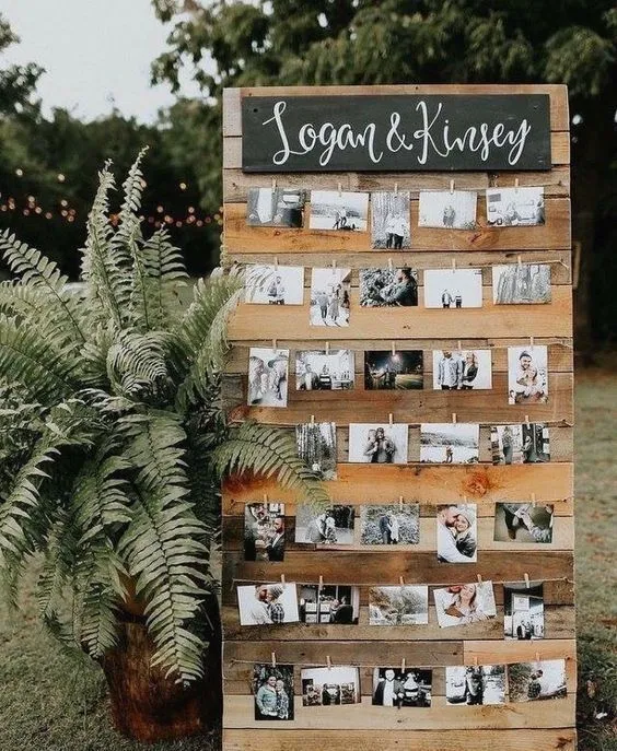 10 Tips Menata Display Foto Pre-wedding Tema Rustic 18