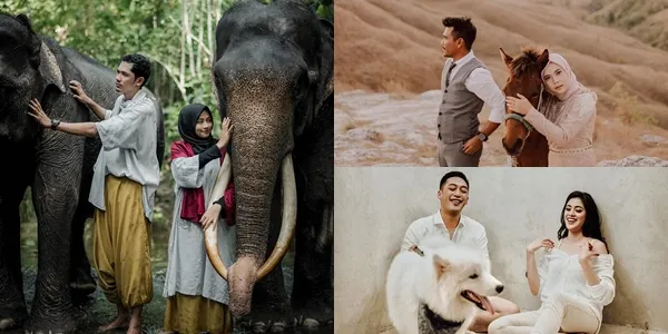 Dear Petlovers, 10 Ide Pre-wedding Bersama Binatang Ini Pasti Bakal Menawan Hatimu. Aww, Gemas!