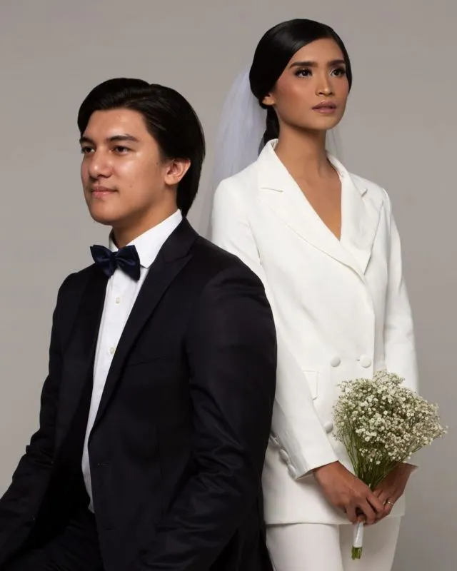 11 Inspirasi Prewedding dengan Veil ala Korea yang Kece 18