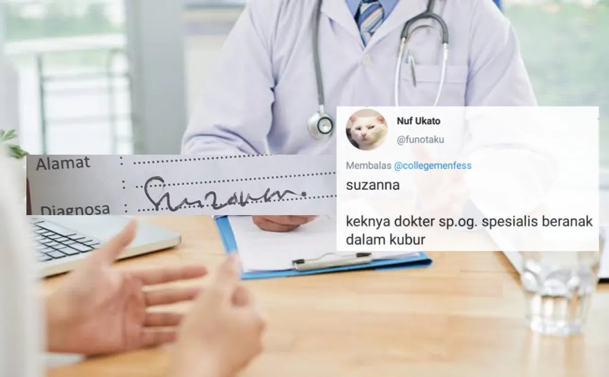 10 Tebakan Warganet Saat Baca Tulisan Tangan Dokter yang Nggak Karuan. Mana yang Benar nih?