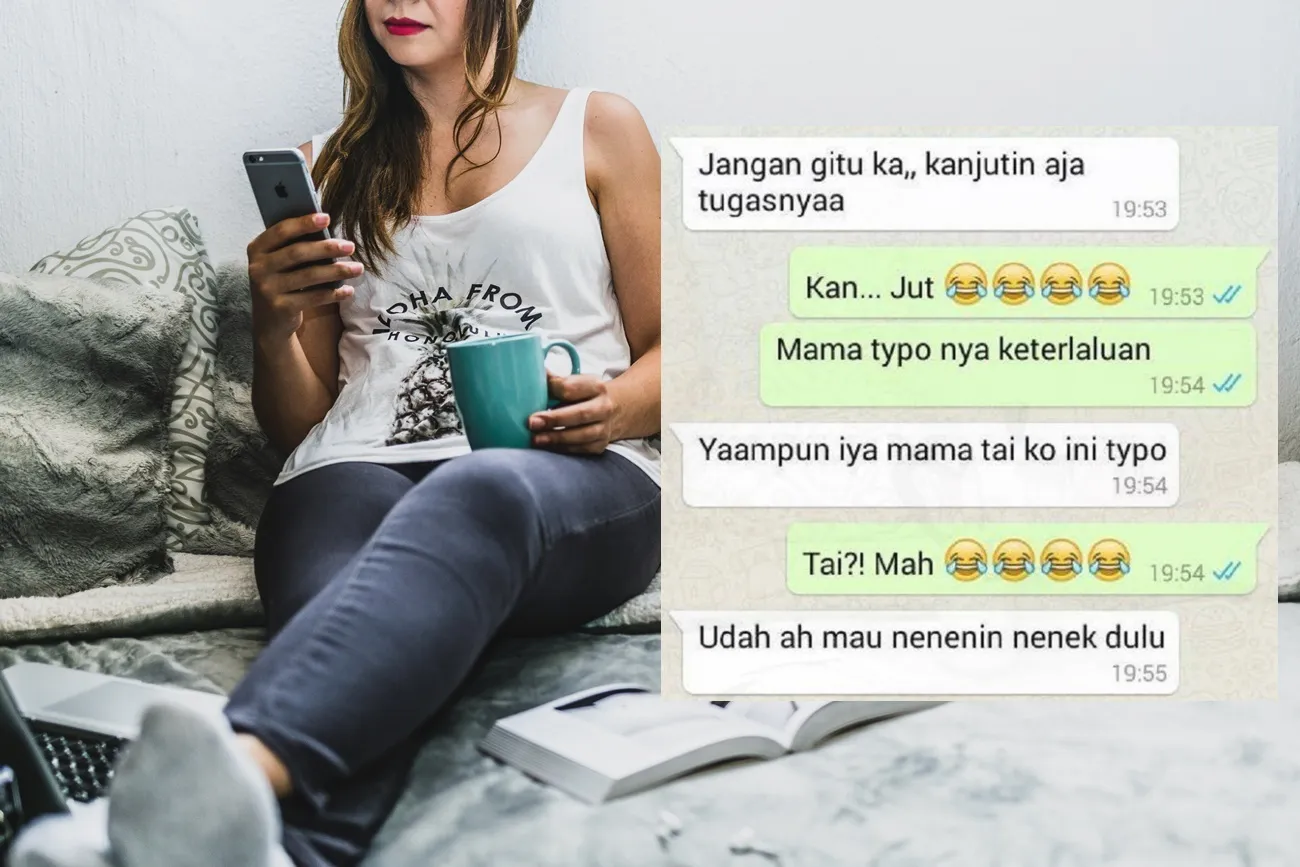 10 Chat Typo Emak ini Rentan Bikin Anak Jadi Salah Paham. Bikin KZL, Ngakak, Kangen, Nano-Nano deh!