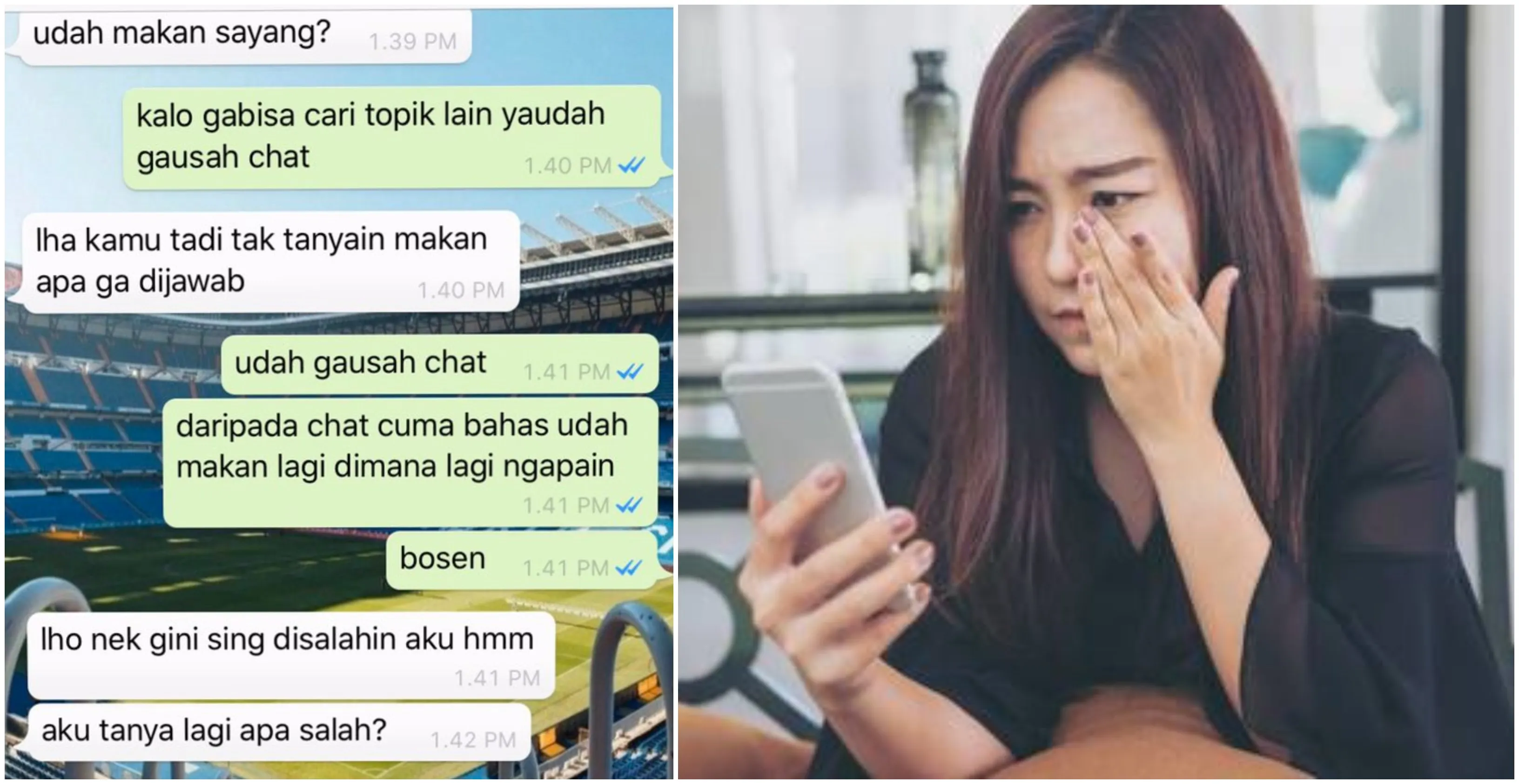 Kasus Marah ke Pacar Cuma Karena Chat-nya Nggak Kreatif ini Bikin Heran. Sayang kok Begini sih?
