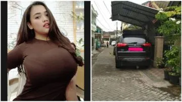 Clara “Duo Semangka” Heran Kanopi Rumahnya Viral, Warganet: Bikin Garasi Dulu Baru Punya Mobil!