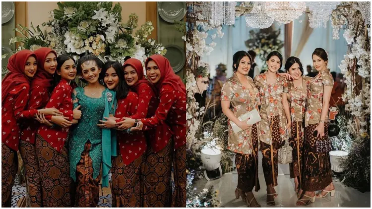 15 Ide Padu Padan Kutubaru Bermotif Ciamik untuk Bridesmaid. Siap-siap deh Dipuji Cantik~
