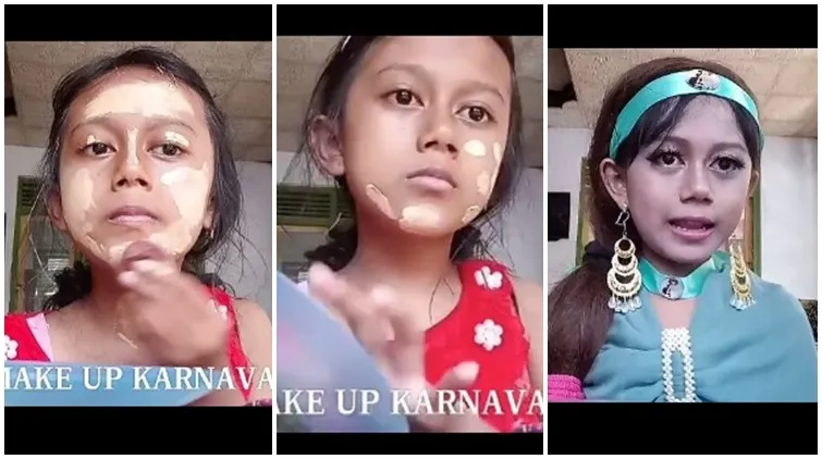 Nayla Qatrunnada, Bocah Asal Situbondo yang Skill Makeup-nya Dewa. Fix, Bikin Minder!