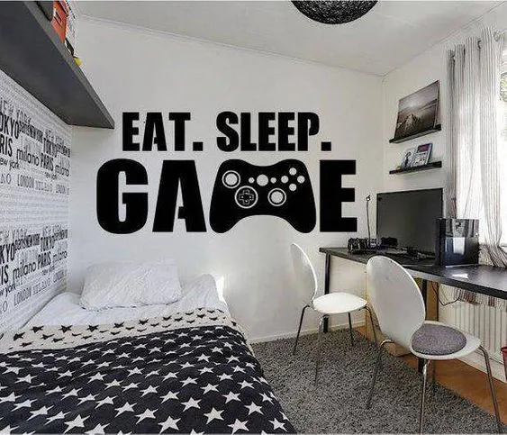9 Inspirasi Kamar Gaming, Sensasinya Dapat, Keren & Nyaman 18
