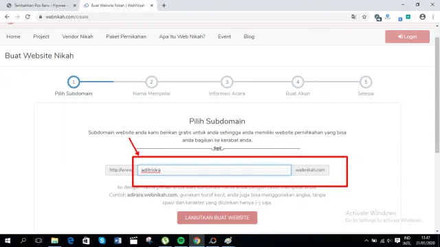 7 Cara Bikin Website Pernikahan Gratis dan Mudah 9