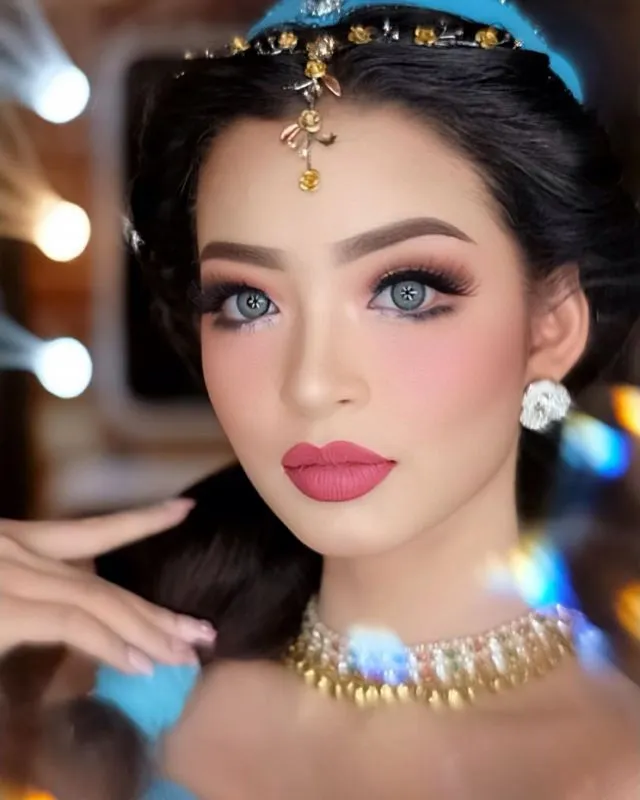 10 Ide Makeup Pengantin India Tercantik untuk Resepsi 17
