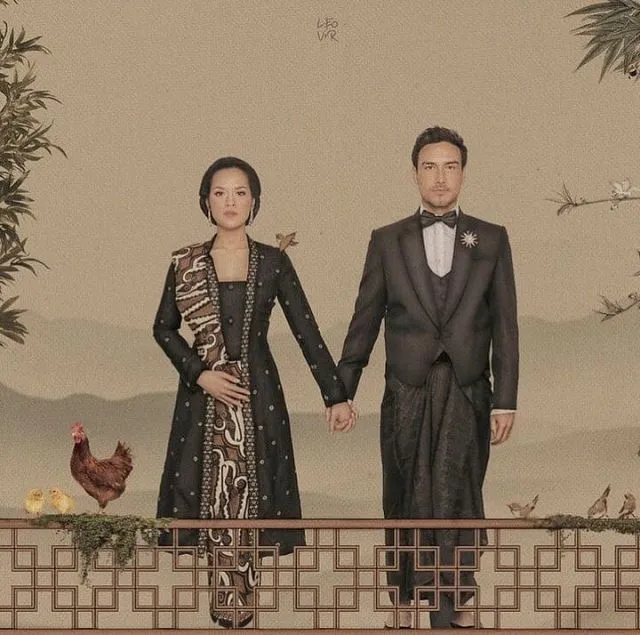 11 Padu Padan Kain Sampiran Kebaya Lamaran 15