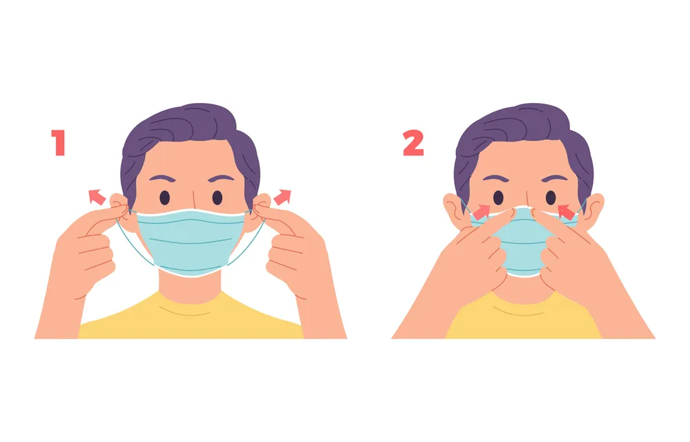 Sering Keliru, ini Cara Pakai Masker yang Benar biar Efektif Cegah Virus. Masker Bedah Terutama 10