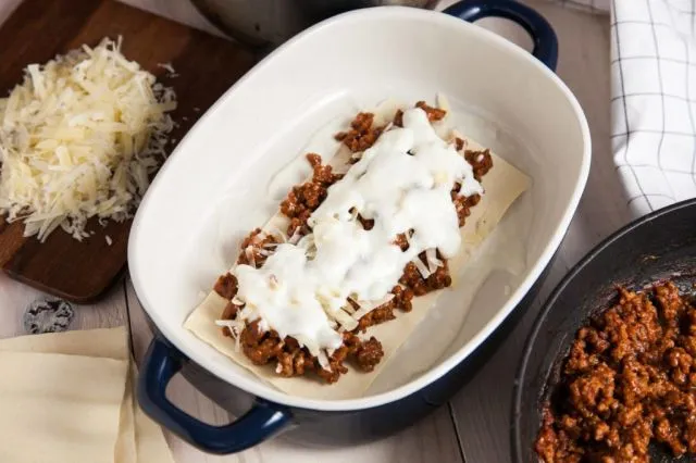 Resep Cara Buat Lasagna Kukus Pakai Kulit Pangsit 12