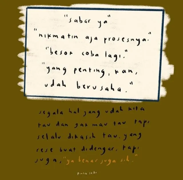 10 Quotes Bijak Cinta & Kehidupan ala Rintik Sedu 16