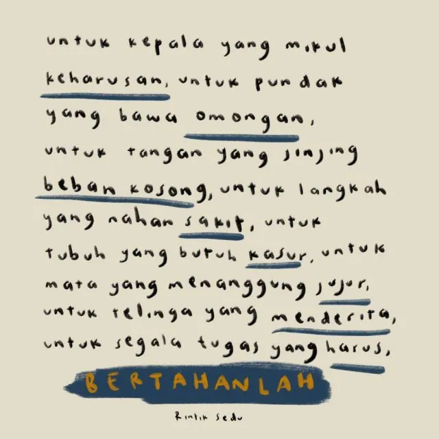 10 Quotes Bijak Cinta & Kehidupan ala Rintik Sedu 17