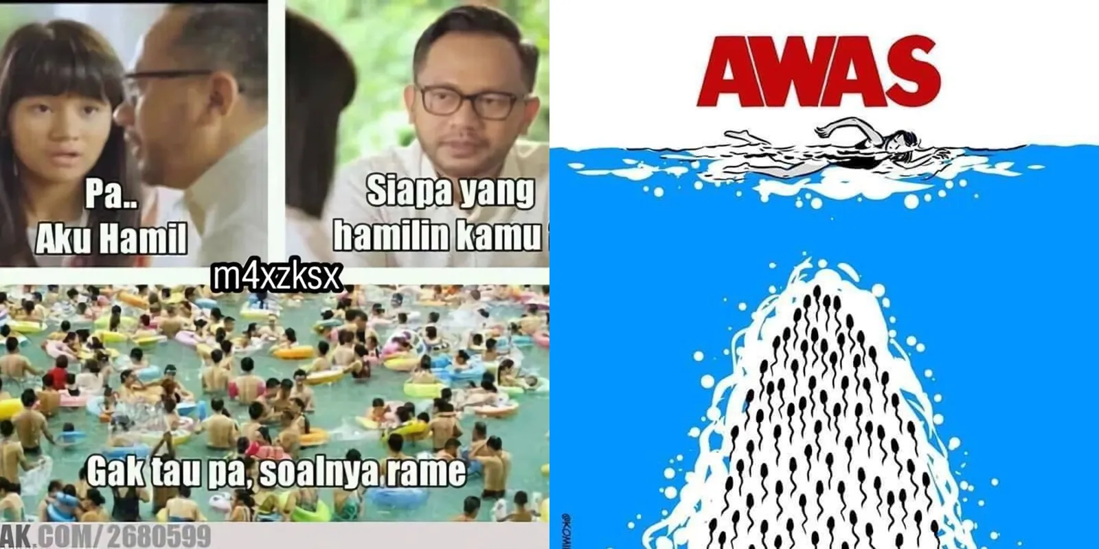10 Meme Kocak Soal Takut Hamil di Kolam Renang. Wajar sih Kalau Ngeri, Pejabatnya Aja Begitu~