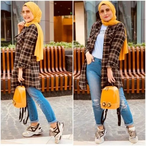 9 OOTD Kemeja Flanel Kotak-Kotak, Kece Buat Ngampus! 18