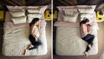 Sweet Banget! Ini 15 Potret Before-After Kehamilan Hingga Sang Bayi Terlahir ke Dunia