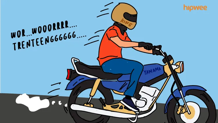 Suka Duka Pakai RX-King. Dilabeli Motor Jambret Sampai Dikasih Jalan Tiap Mau Lewat~