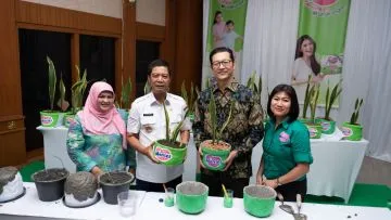Olah Popok Bekas Pakai Jadi Pot Tanaman, Merries Lakukan Aksi Nyata untuk Benahi Lingkungan