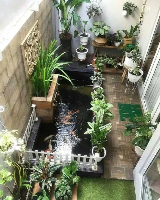 10 Desain Taman Minimalis di Teras Rumah yang Sempit 15