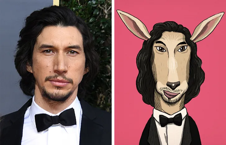 10 Ilustrasi Lucu yang Gambarkan para Seleb Hollywood Ketika Mereka Bereinkarnasi. Mirip, Ya?