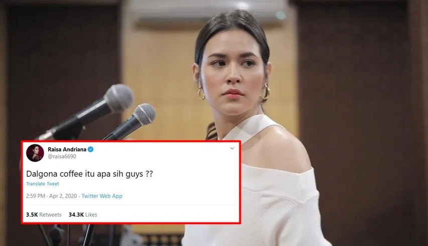 Warganet Bilang Cara Bikin Dalgona Coffee Diaduk Sampai Lebaran, Raisa: Sesulit itu Ngaduknya?