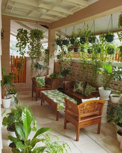 10 Desain Taman Minimalis di Teras Rumah yang Sempit 13