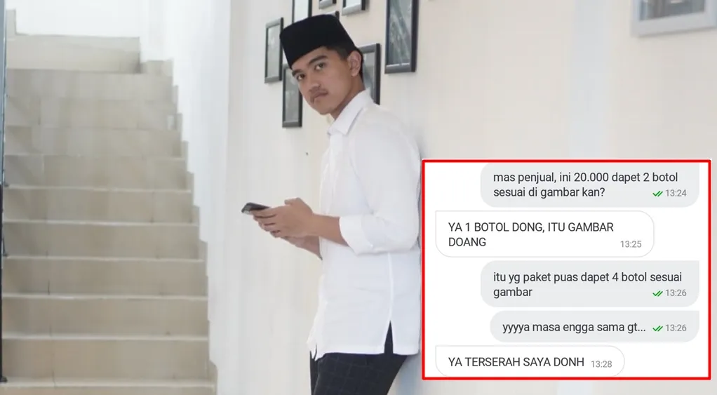 Kocaknya Kaesang Pangarep Jadi Admin Usaha Kopi Online-nya. Ngegas Terus Sampai Habis Tenaga