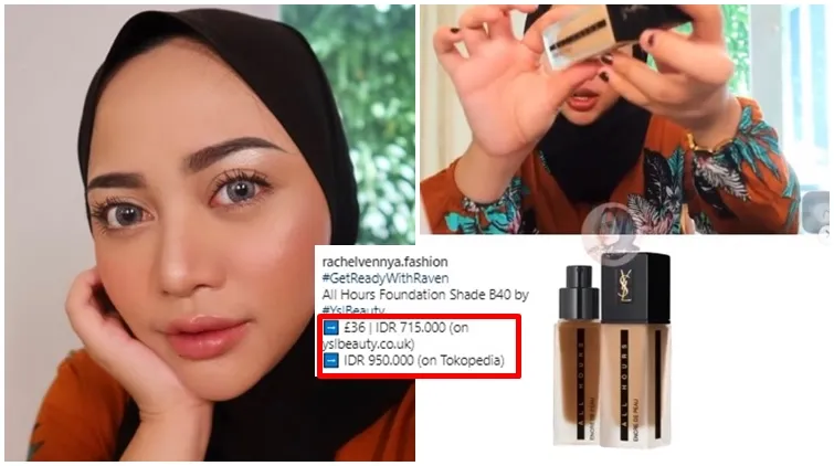 Hampir 5 Juta untuk 1 Muka, Ini Detail Makeup Rachel Vennya yang Wajib Kamu Tahu!
