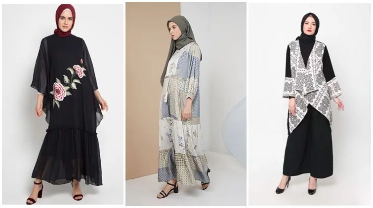 Nggak Melulu Polos, Ini Referensi Gamis Bermotif ‘Ramai’ yang Pantas Buat Lebaran