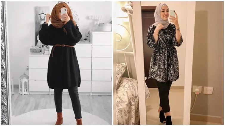 7 Tips Memadukan Celana Jeans dan Atasan Warna Gelap Buat Hijaber. Santai Tapi Santun!