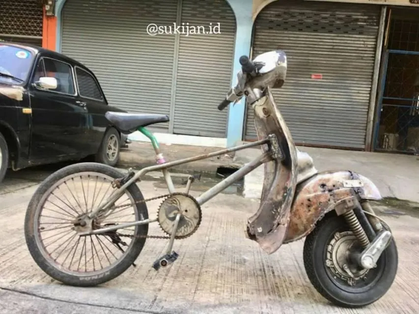 11 Kreativitas Orang yang Ujung-Ujungnya Nyusahin Diri Sendiri. Mau Main Sepeda Aja Ribet, Ampun :( 12