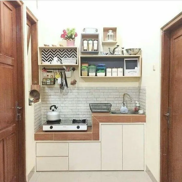 11+ Desain Dapur Kecil Sederhana Minimalis yang Murah 12