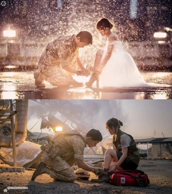 14 Ide Foto Pre-wedding yang Direka Ulang dari Adegan Drakor Hits. Sedikit Halu, Banyak Gemasnya~ 18