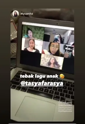 9 Detail Virtual Baby Shower ala Tasya Farasya. Bisa Sontek Ide Seru-seruannya Meski di Kamar Aja~ 17
