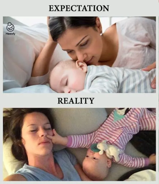 10 Meme Harapan dan Kenyataan Saat Punya Bayi. Yah, Antara Ngerasa Miris sama Geli juga~ 13