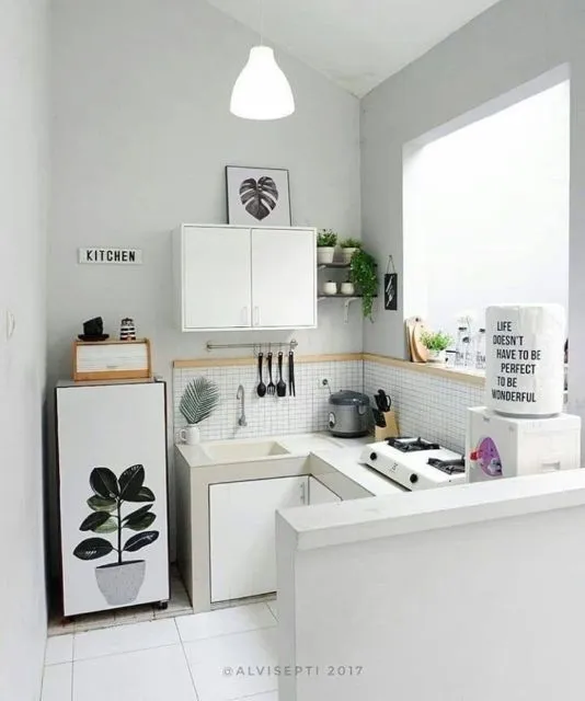 11+ Desain Dapur Kecil Sederhana Minimalis yang Murah 18